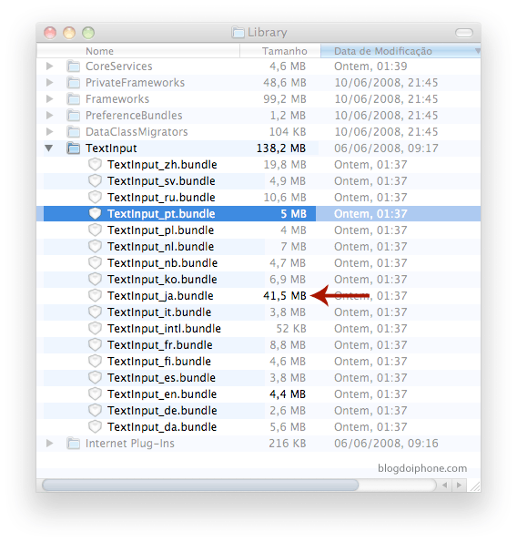 Pacotes de línguas no SDK
