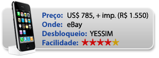 iPhone 3G no eBay