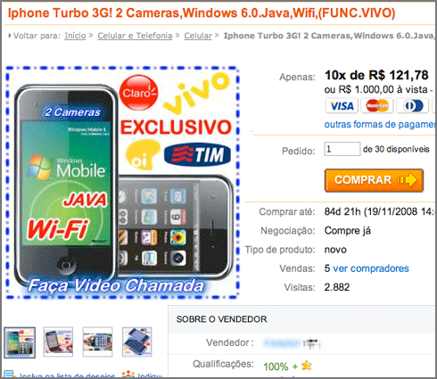 iPhone falso