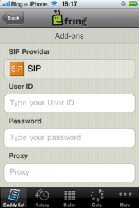 Configuração personalizada
