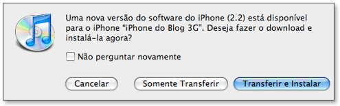 Firmware 2.2 para iPhone