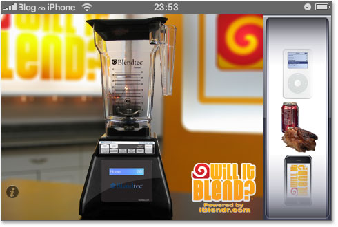 Aplicativo Will It Blend Aplicativo Will It Blend