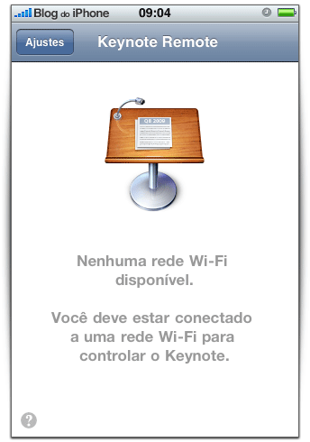 Precisa de uma rede wi-fi Precisa de uma rede wi-fi
