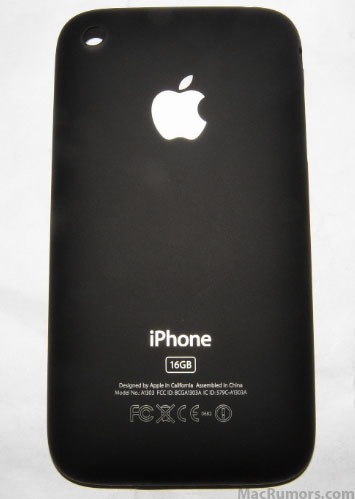 Parte traseira de um suposto iPhone Parte traseira de um suposto iPhone