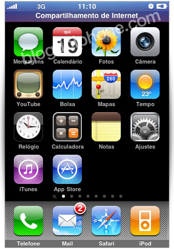 Tethering no iPhone Tethering no iPhone