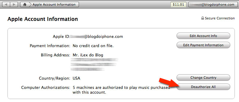 Desautorisar todos Desautorizar todos