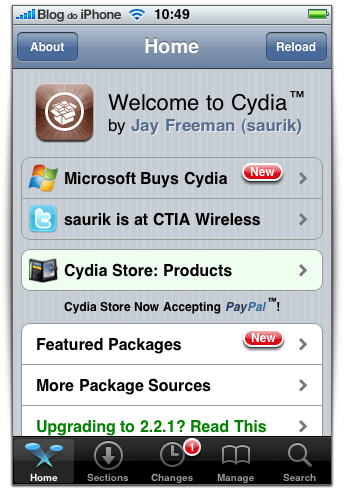 MS Cydia
