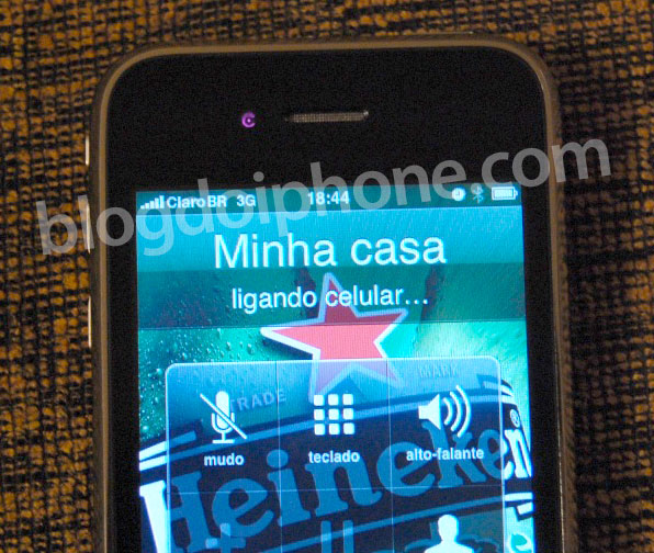 Foto do sensor em um iPhone 3G Foto do sensor em um iPhone 3G