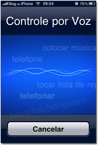Controle por Voz no iPhone 3GS