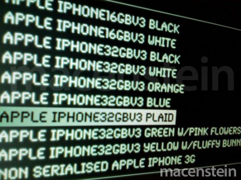 iPhones coloridos