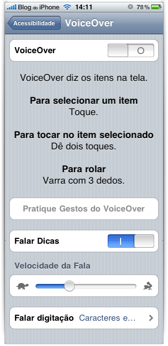 VoiceOver VoiceOver