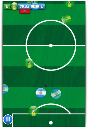 Futebol de Botão para iPhone e iPod touch Futebol de Botão para iPhone e iPod touch