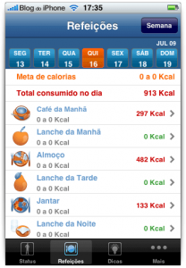 Controle diário Controle diário