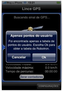 Donwload dos pontos de controle
