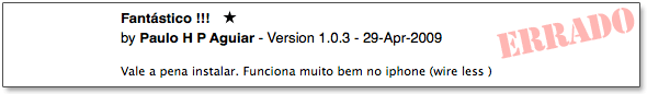 Gostou, mas prejudicou