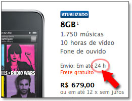 Envio em até 24h Envio em até 24h