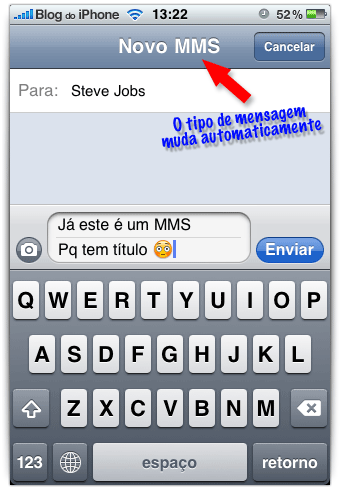 Mensagem MMS
