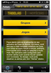 Tela inicial
