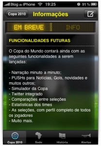 Atualização futura