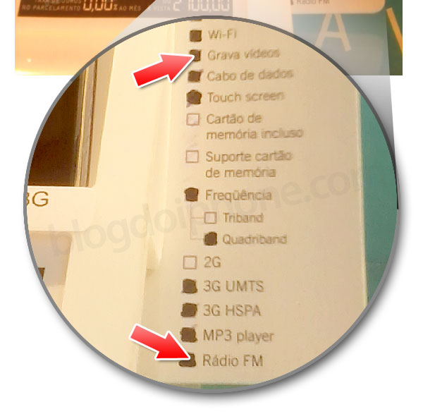 Vídeo e FM no iPhone 3G