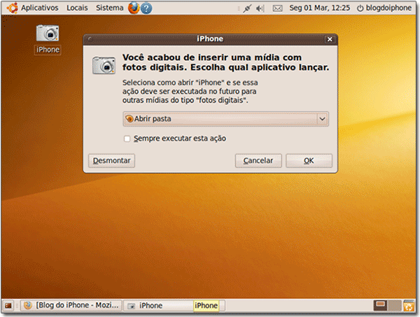 iPhone no Linux