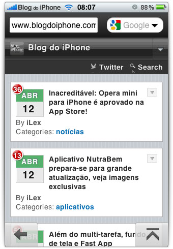 Páginas sem padrão web