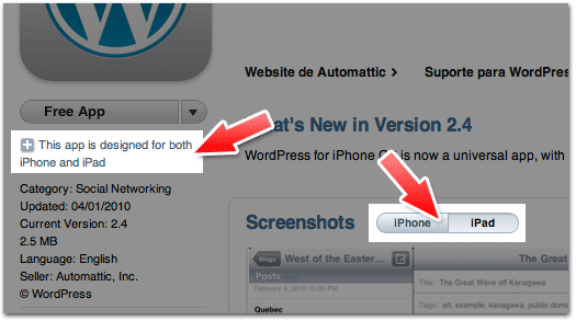Aplicativos para iPad na App Store