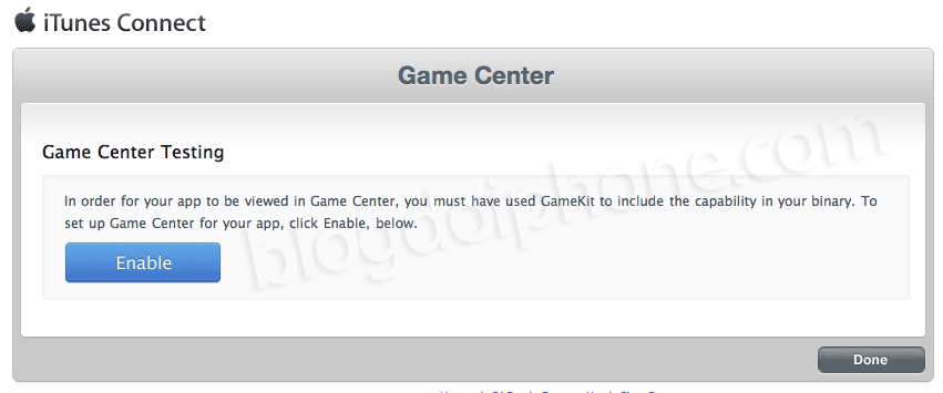 Ativação do Game Center