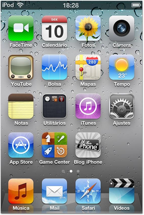 Tela Retina no iPod touch