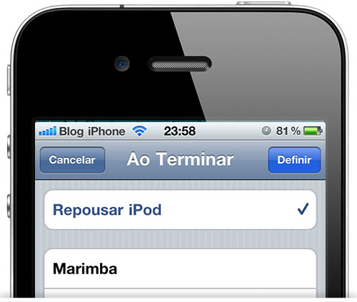 Repousar iPod