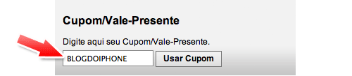 Cupom desconto