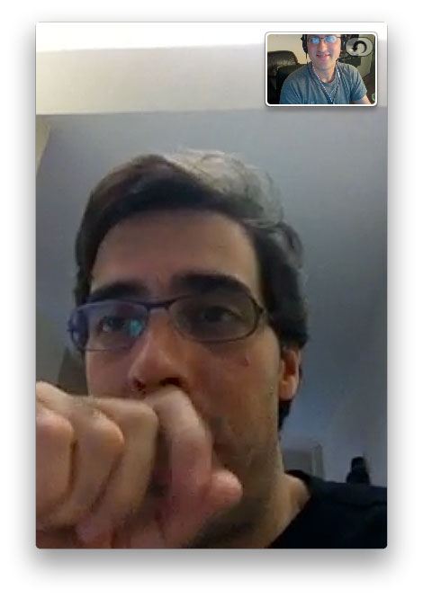 FaceTime com iPhone