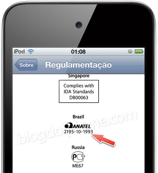 Certificação da Anatel já aparece no aparelho com iOS 4.2