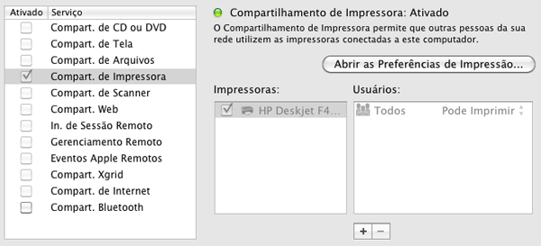 Preferências do Sistema