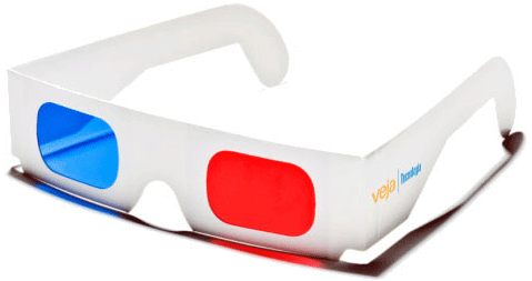 Óculos 3D da Veja