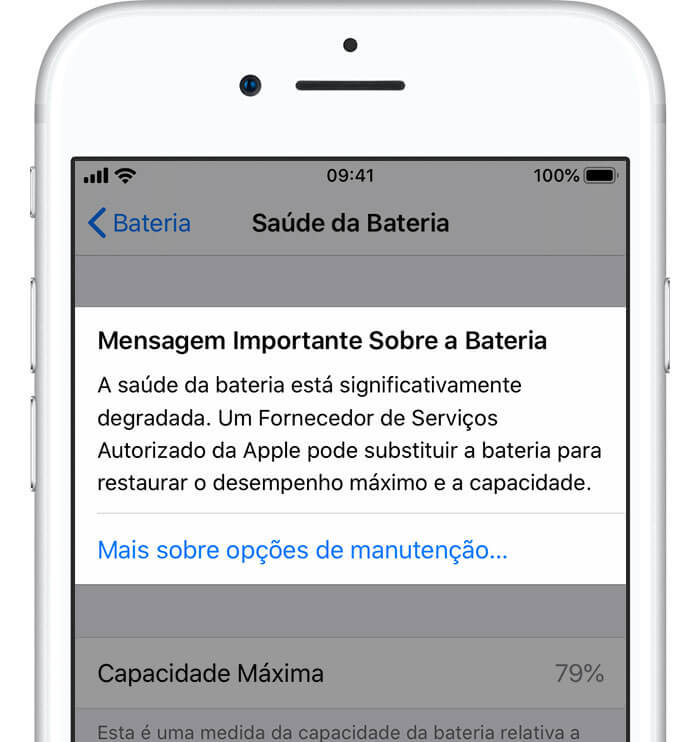 Bateria do iPhone descarregando rápido